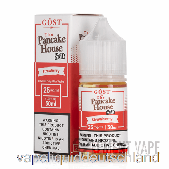 Erdbeersalze – The Pancake House – Gost Vapor – 30 Ml 25 Mg Vape Deutschland